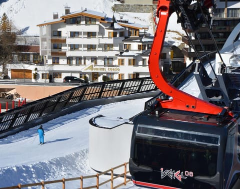 Property building, Nearby landmark, Winter