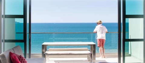 Patio, Day, View (from property/room), Balcony/Terrace, Beach, On site, Sea view