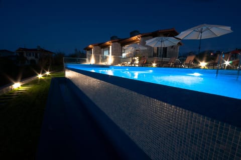 Property building, Swimming pool, Swimming pool, Sunset