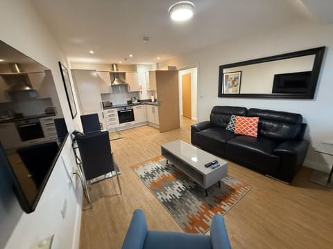 Kitchen or kitchenette, Living room, kitchen