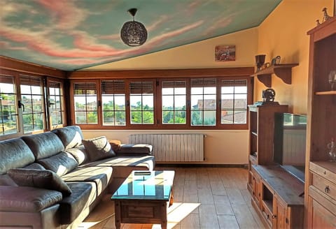 View (from property/room), Living room, Seating area, Mountain view