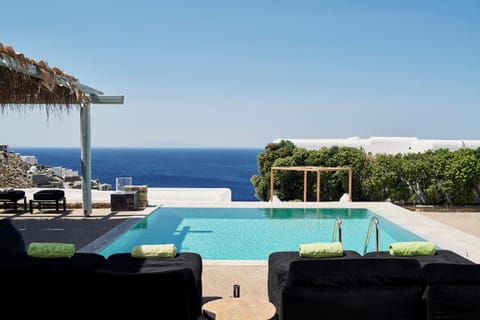 Natural landscape, Pool view, Sea view, Swimming pool