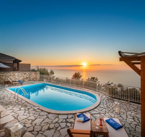 Patio, Balcony/Terrace, Garden view, Pool view, Sea view, Swimming pool, Sunset