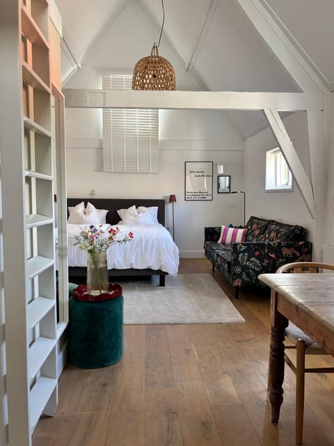 Shower, Toilet, Bed, Bathroom, TV and multimedia, Coffee/tea facilities, Kitchen or kitchenette, Living room, Photo of the whole room, hair dryier, heating, air conditioner