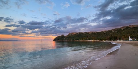 Natural landscape, Summer, Beach, On site, Sunset