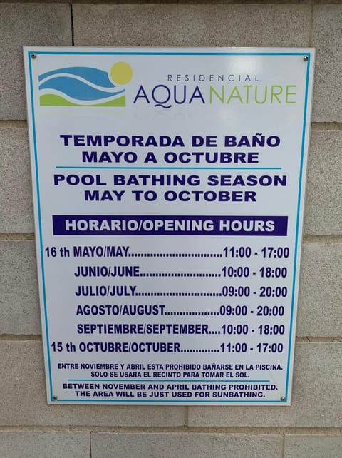 Apartamento Aqua Nature Delfin Condominio in Torre La Mata
