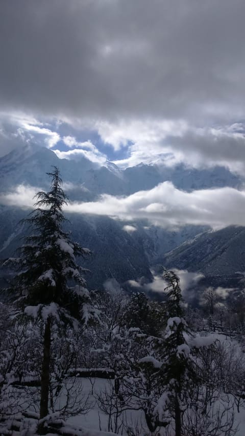 Natural landscape, Winter, Hiking, Mountain view