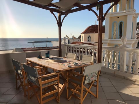 Patio, Sea view, Sunrise