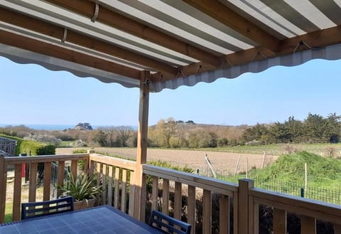 Patio, Natural landscape, Sea view