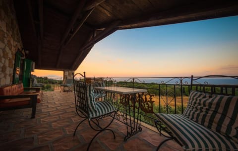 Patio, Natural landscape, Balcony/Terrace, Sea view