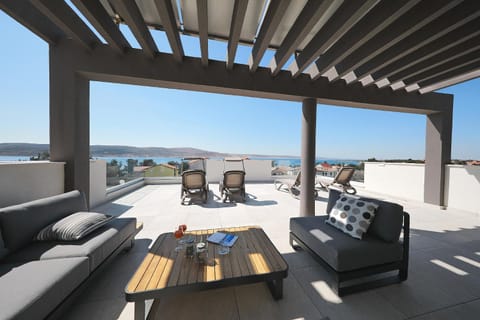 Patio, Balcony/Terrace, Seating area, Sea view