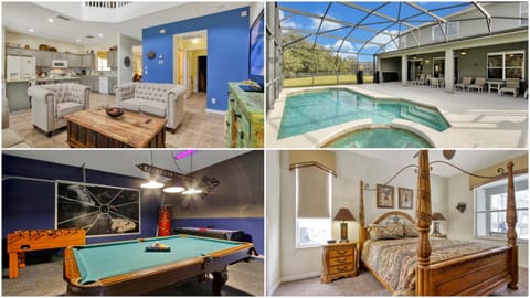 Bed, Game Room, Bedroom, Swimming pool, Family