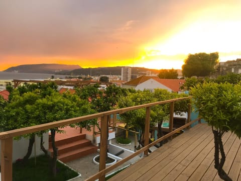 Spring, Balcony/Terrace, On site, Sunset