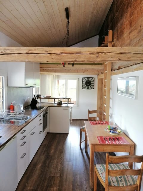 Kitchen or kitchenette, Dining area