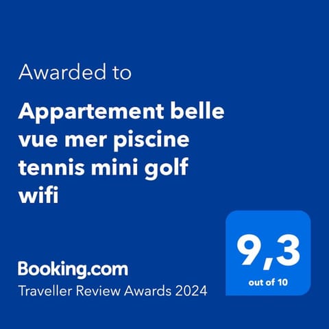 BARCARESA-Appartement belle vue mer piscine tennis mini golf wifi Apartment in Le Barcarès