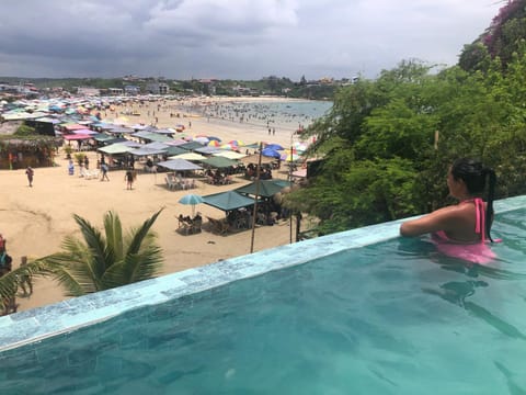 Pool view, Sea view, Swimming pool