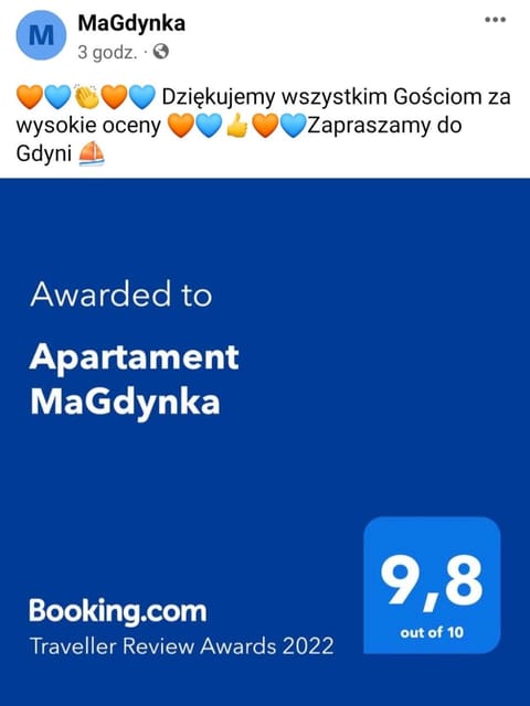Apartament MaGdynka Apartment in Pomeranian Voivodeship