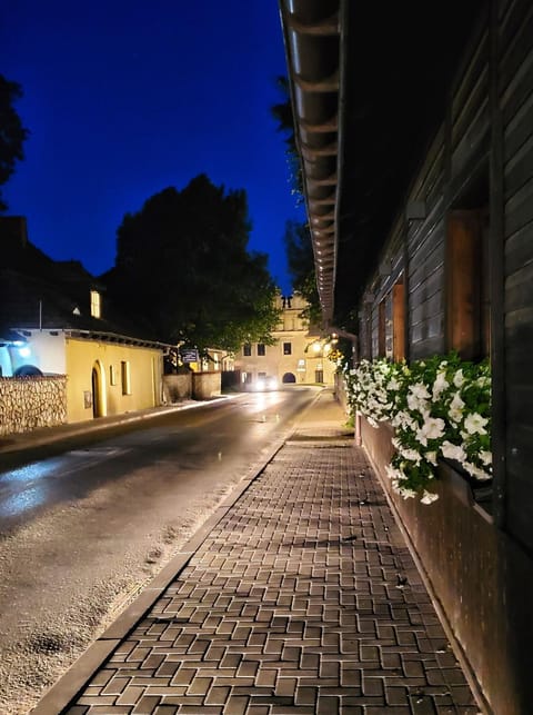 Property building, Night, Street view