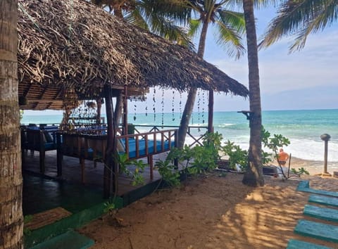 Beach, Sea view, sunbed