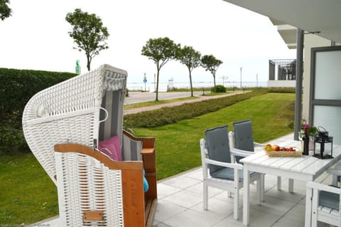 Schloss am Meer - Whg3 große Terrasse mit Meerblick Apartment in Nordfriesland