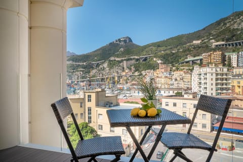 Patio, Balcony/Terrace, City view, Mountain view, Street view