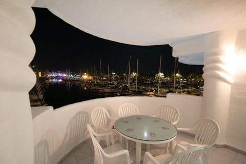 Night, Balcony/Terrace, Sea view