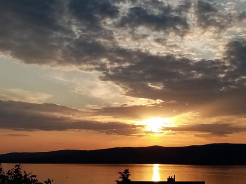 Autumn, Sea view, Sunset