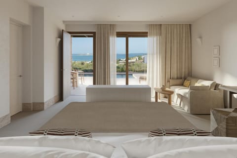 Bed, Natural landscape, Bedroom