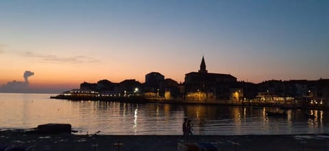 Natural landscape, City view, Sea view, Sunset