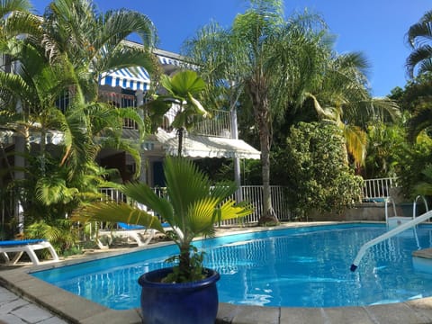 Facade/entrance, Pool view