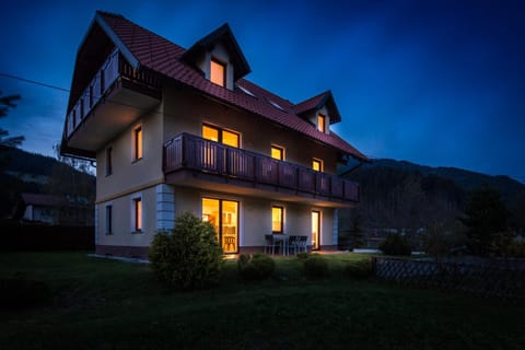 Property building, Night, Natural landscape, Mountain view