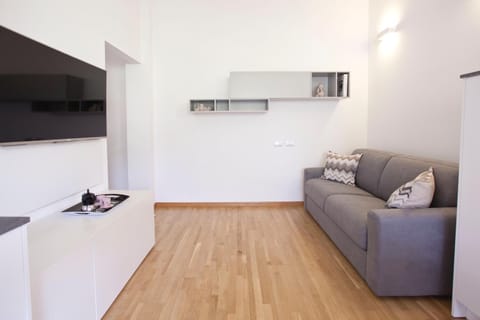 Living room, kitchen