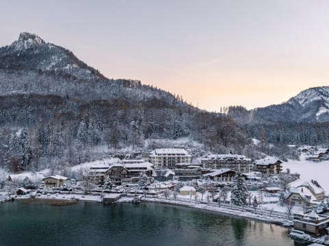 Natural landscape, Winter, Lake view