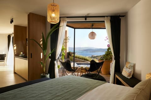 Bedroom, Sea view