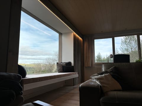 Natural landscape, View (from property/room), Living room, Seating area