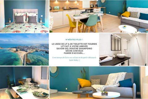 Saint-Malo With Love, Parking, Netflix, Wifi Apartment in St-Malo