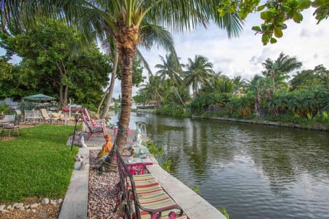 Natural landscape, Garden, Garden, Balcony/Terrace, River view