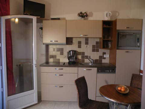 Kitchen or kitchenette, Dining area