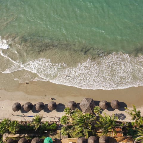 Natural landscape, Bird's eye view, Beach, Sea view