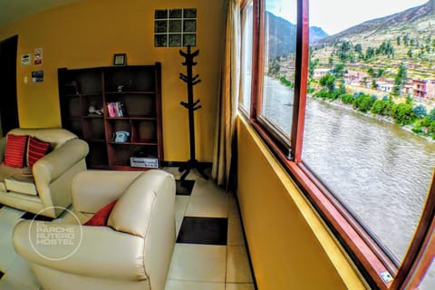 Natural landscape, Living room, Seating area, Mountain view