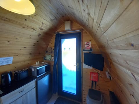 Hillside Camping Pods and Shepherd's Hut Campground/
RV Resort in Scotland