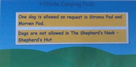 Hillside Camping Pods and Shepherd's Hut Campground/
RV Resort in Scotland