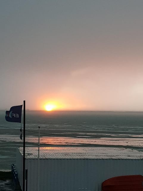 Natural landscape, Beach, Sea view, Sunset