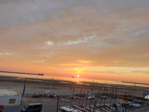 Natural landscape, Beach, Sea view, Sunset