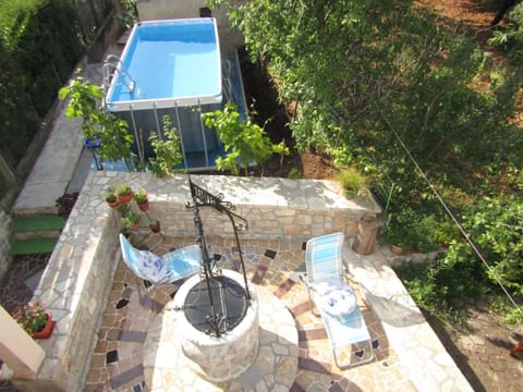 Patio, Bird's eye view, Pool view