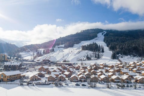 Property building, Day, Natural landscape, Winter, Mountain view