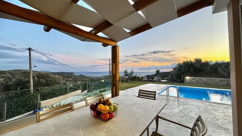 Villa Michael Triopetra Private Villa, Private Swimming Pool, Garden, Panoramic Sunset Villa in Crete