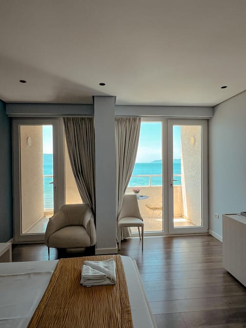 Bed, Photo of the whole room, Beach, Bedroom, Sea view