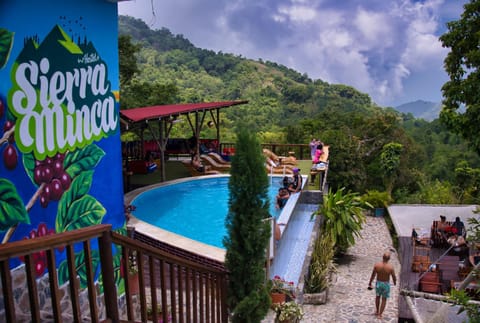 Nearby landmark, Day, People, Natural landscape, Mountain view, Pool view, Swimming pool, Swimming pool