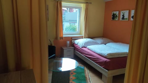 Property building, Living room, Bedroom